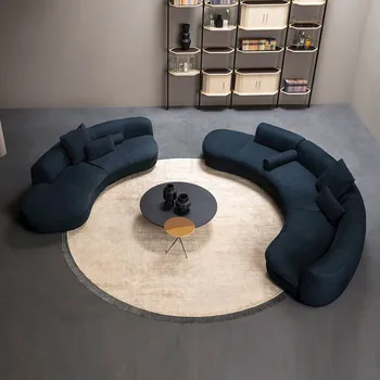 Модерна мека мебел за всекидневната, Луксозно Дизайнерско Елегантен стол за почивка с възможност за сгъване на облегалката, Мързеливи Релаксиращи играчки за дома El Hogar