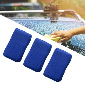 3 парчета от автомобилни гъби за миене на Лесен за използване Множество Впитывающая здрава мрежа