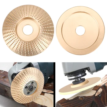 Абразивен Диск инструмент за Шлайфане кръг на дърво Ротационен диск за ъглошлайф машина с 4-инчов отвор Шлифовъчни инструменти за дърворезба