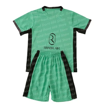 2024 Детска мъжка спортна тениска на Real Madrid CF, топ от испански джърси, футболна тениска, ежедневни тениска оверсайз, тенденция мъжки детски дрехи