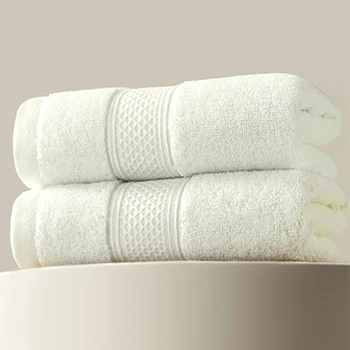 Памучно кърпа за баня, кърпи за лице, силно впитывающее, меко, не линяющее кърпа за възрастни, удебелена кутия в две опаковки