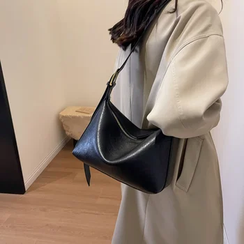 Мека Дамска чанта от изкуствена кожа в корейски стил, дизайнерски дамски чанти през рамо, Нова луксозна марка дамски чанти-месинджър