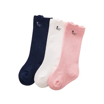 3 чифта детски чорапи, детски памучни чорапи за момичета и момчета, сладки чорапи дишащи за деца 0-3 години, есен-зима, Нови чорапи за бебета и деца