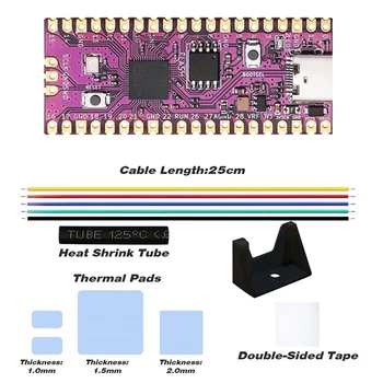 За Raspberry Picoboot Board Kit RP2040 Двуядрен Arm Cortex M0 + Процесор 264KB SRAM + 16MB Такса за разработка на флаш памет