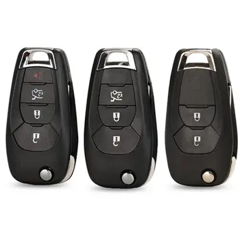 Сгъваем флип калъф за дистанционно ключ, 2/3/4 бутони, калъф-ключодържател на колата, изменено автомобилен ключ за Chevrolet/Avo