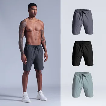Обичай под частна марка ежедневни бързо съхнещи плетени шорти Плюс Размера на мъжки облекла за фитнес във фитнес залата Къси панталони