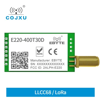LLCC68 Безжичен Модул на Suzan 433 Mhz 470 Mhz 30 dbm 10 км Далечен бой RSSI WOR E220-400T30D DIP Cojxu RF Радиостанцията със сериен порт