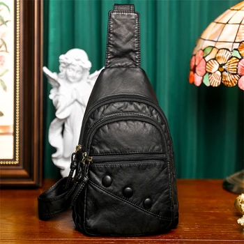 Нова мода висококачествена чанта през рамо, малка дамска чанта за през рамото от мека кожа 2023, дамски елегантни портмонета и чанти Sac