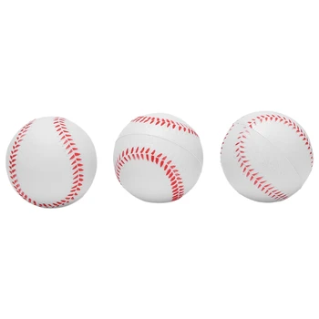 12 опаковки бейзболен пенопластового софтбол 9 инча за обучение на възрастни и младежи, спортен отбивающий топка за игра, тренировки по улов на