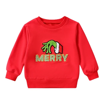 Коледно облекло за новородени Unsiex, блузи, пуловери, блузи, есенно-зимни дрехи за новородени бебета момчета и момичета