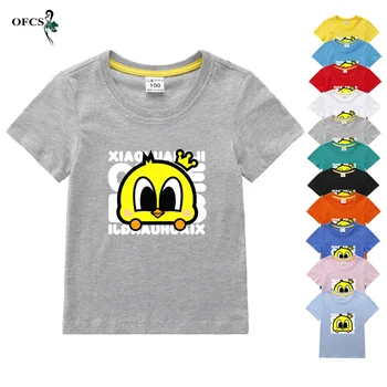 Брандираната Детска тениска от 2 до 12 години, Лятна Детски дрехи За момичета И момчета, Памучни блузи с анимационни принтом, Дрехи, Мода, Ризи, Костюми