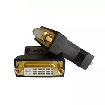 Gold überzogene dvi24 + 5 buchse auf buchse DVI adapter draht paar anschluss DVI-I verlängerung kopf stecker gerade
