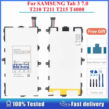 КАТ За Samsung Galaxy Tab 3 7,0 T210 T211 T215 4000 ма T4000E Резервни Части За Замяна на Батерията