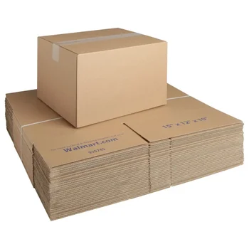 (2 опаковки) Кутии за транспортиране на рециклирани 
