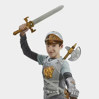 Детски костюм на рицар, бебешки дрехи за cosplay, брони, мечове, бутафорские костюми, за да се изяви в ролята на рицар