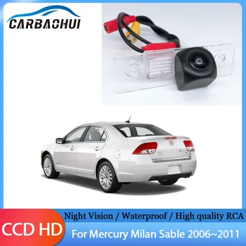 CCD Камера за обратно виждане за паркиране на заден ход за нощно виждане Водоустойчива камера за Mercury Milan Sable 2006 2007 2008 2009 2010 2011