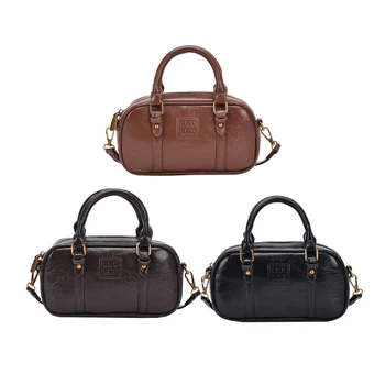 Модерна чанта през рамо от Изкуствена кожа, Елегантна чанта през рамо с множество стилове на носене