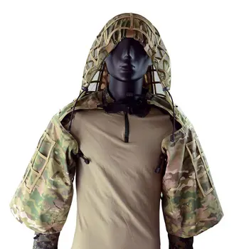 Военен снайперский маскировочный качулка Viper, тактически бойни маскировочный костюм, Ловно яке с маскировочным качулка за стрелба с лък, Камуфляжное Горското палто