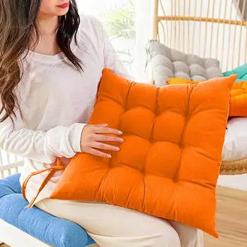 Ергономична възглавница за седалката, удобна възглавница за автомобил, офис, дом, памук подложка за стол с висока еластичност, за пейки