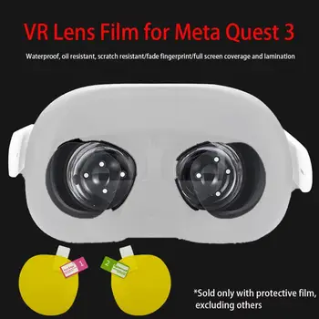 Новост за Meta Quest3 Очила Филм Аксесоари Quest3 Обектив Защитно фолио за обектива Прахозащитен и устойчиви на надраскване подходящи детайли за виртуална реалност