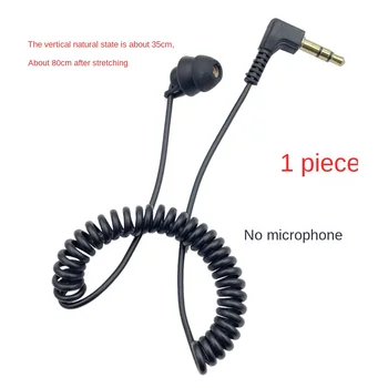 3,5 мм Кутия слушалки, едностранни слушалки, Кабелни слушалки за мобилен телефон, MP3 на вашия компютър