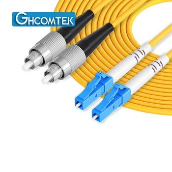 Пластир кабел FC /UPC-LC / UPC SM 9/125um G652.D Duplex ХАЛОГЕННИ 3,0 мм