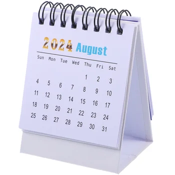 2024 2025 Мини-Календар Тенис На Хартиен Календар, Стоящ Обърнат Календар Януари Юни 2024 2025 Календар Преносими Палатные Календари Мрежестите