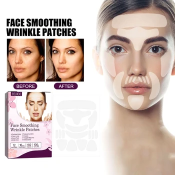 Средство срещу бръчки-Помощ За Премахване На Бръчки На лицето, Стягаща Маска За Грижа За кожата на лицето От Бръчки-Етикети Против стареене-Хидратиращ