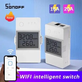 1/5ШТ Itead SONOFF POW Elite Smart Wifi Power Switch 16A 20A Безжично Дистанционно Управление Контролира Консумацията на енергия чрез e-WeLink
