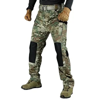 Военни панталони-карго, мъжки панталони, тактически прави панталони, армейските спортни панталони с много джобове, непромокаеми туристически ежедневни панталони, Нови