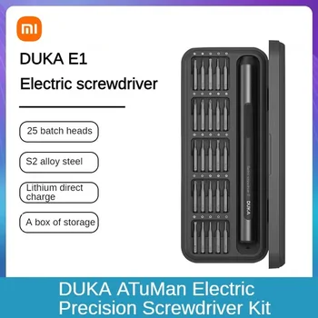 Набор от Електрически отвертки Xiaomi DUKA ATuMan Безжичната Акумулаторна Мини електрически инструменти и Преносими Електроинструменти за домашен ремонт E1