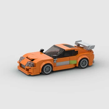 268 БР. MOC Speed Car Champions Super Race Модел кола F1 Градивен елемент на Състезателна тухлена играчка, Подарък за Коледа и Деня на Благодарността Град