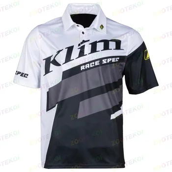 Нова мъжка риза с къси ръкави на BOJIDAR RACE SPEC F1 за Състезателни мотоциклети 2023 Година С Къс Ръкав, Бързосъхнеща И Дишаща Тениска От Джърси За колоезденето