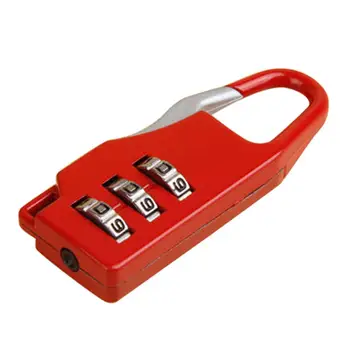 Пътен заключване за багаж Мини-3-значная комбинация от сигурност, Кода на сейфа, парола, заключване, заключване за багаж