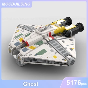 Ghost Model MOC Building Blocks САМ Assembly Space Bricks Series, Обучение творческа колекция от играчки, Коледни подаръци 5176 бр.
