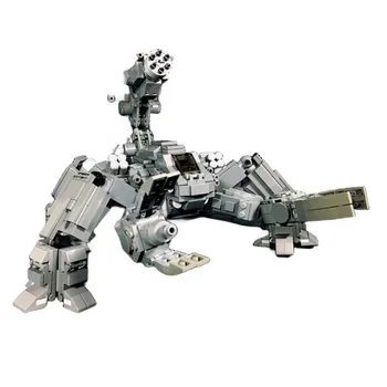 Детска играчка блок, фигурка на Механичен войник, модел бебешка играчка войник в събирането, тухла робот, 910 бр. Скорпион