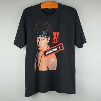 Реколта тениска 1991 г. New Kids On The Block с дълги ръкави Donnie